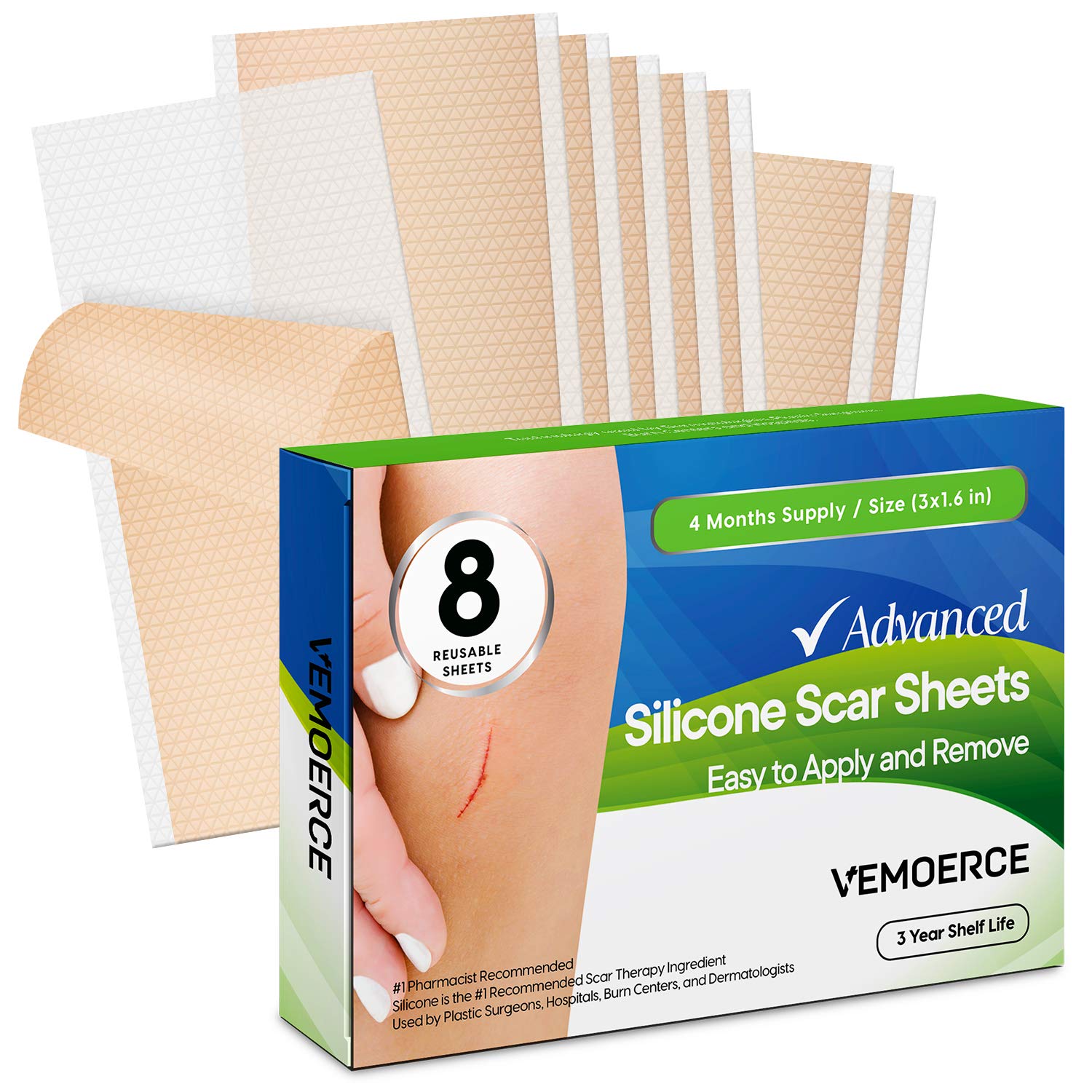 SILICONE SHEET CLEAR 20x30cm Against scars